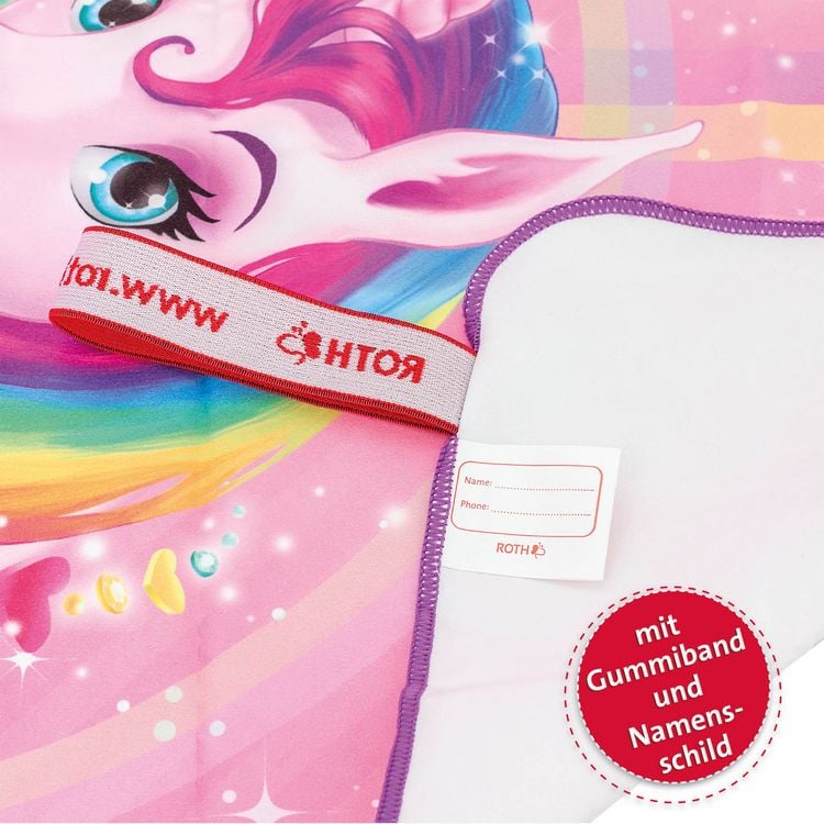 Produktbild: Roth Badetuch Einhornportait 60x120cm