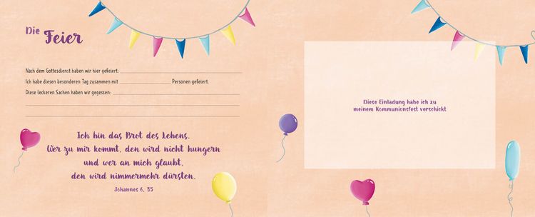 Produktbild: Meine Kommunion (rosa)