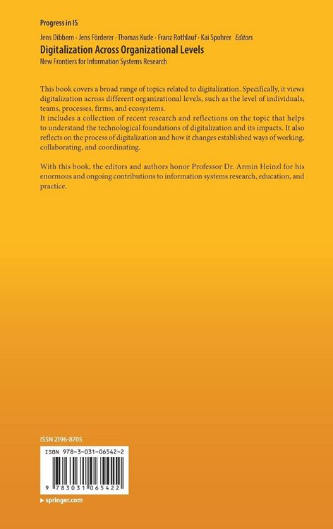 Produktbild: Digitalization Across Organizational Levels