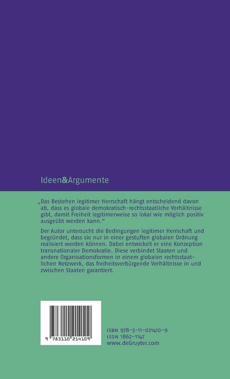 Produktbild: Demokratie unter Bedingungen der Weltgesellschaft?