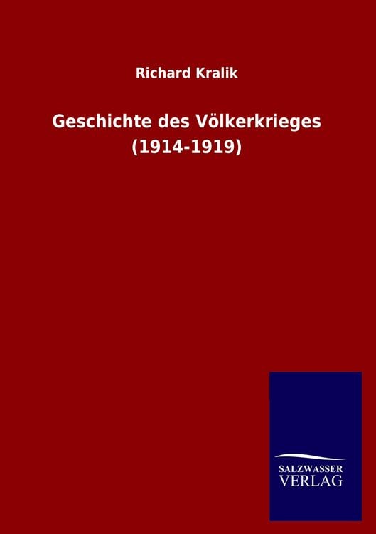 Produktbild: Geschichte des V&ouml;lkerkrieges (1914-1919)