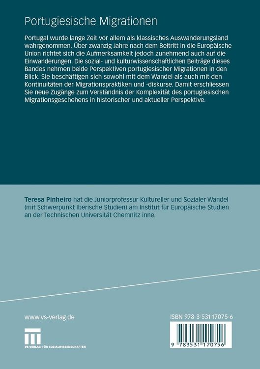 Produktbild: Portugiesische Migrationen