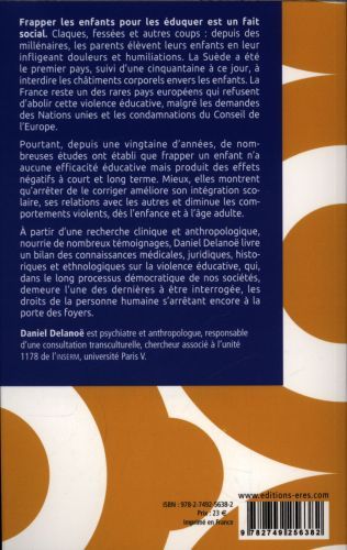 Produktbild: Les ch&acirc;timents corporels de l'enfant