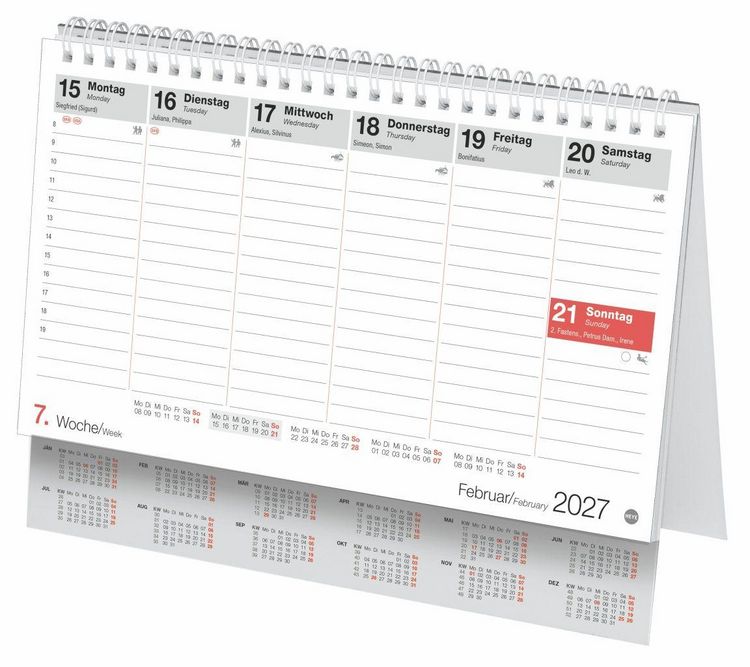 Produktbild: Schreibtischkalender &Ouml;sterreich klein 2027