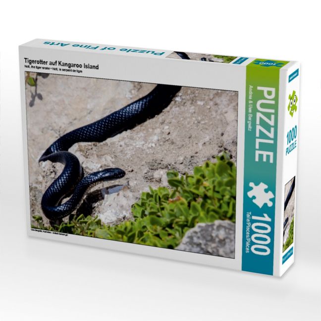 Produktbild: CALVENDO Puzzle Tigerotter auf Kangaroo Island | 1000 Teile Lege-Gr&ouml;&szlig;e 64x48cm Foto-Puzzle f&uuml;r gl&uuml;ckliche Stunden