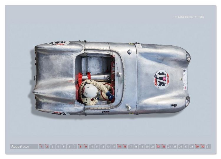 Produktbild: Two-Seater Racing Cars 1950-1960 (Wandkalender 2026 DIN A4 quer), CALVENDO Monatskalender