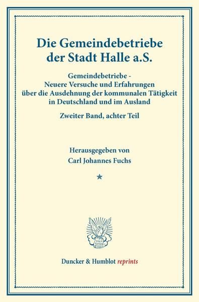 Produktbild: Die Gemeindebetriebe der Stadt Halle a.S.