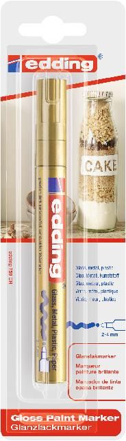 Produktbild: edding Glanzlackmarker 750 gold 2-4mm