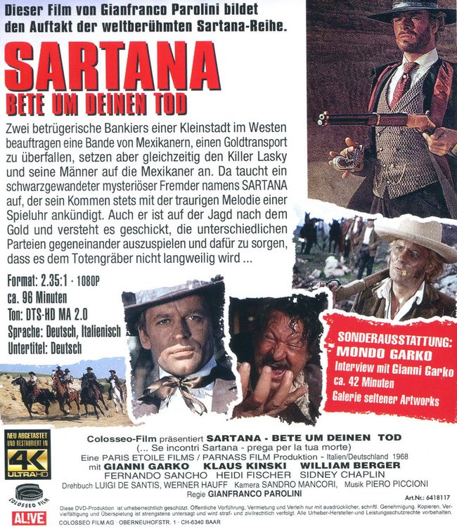 Produktbild: Sartana - Bete um deinen Tod - Uncut