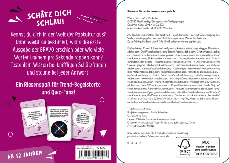 Produktbild: Was sch&auml;tzt du? &ndash; Popkultur
