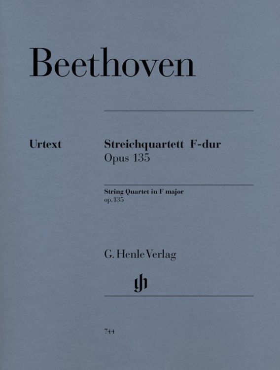 Produktbild: Ludwig van Beethoven - Streichquartett F-dur op. 135