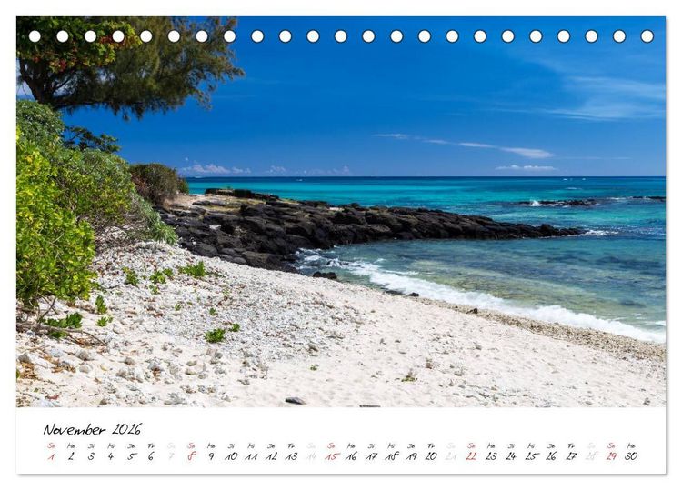 Produktbild: Mauritius - Insel zum Durchatmen (Tischkalender 2026 DIN A5 quer), CALVENDO Monatskalender