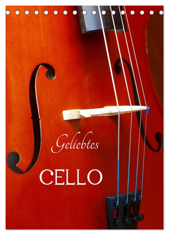 Produktbild: Geliebtes Cello (Tischkalender 2026 DIN A5 hoch), CALVENDO Monatskalender