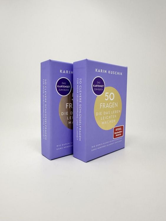 Produktbild: 50 Fragen, die das Leben leichter machen - Das Kartenset zum Buch