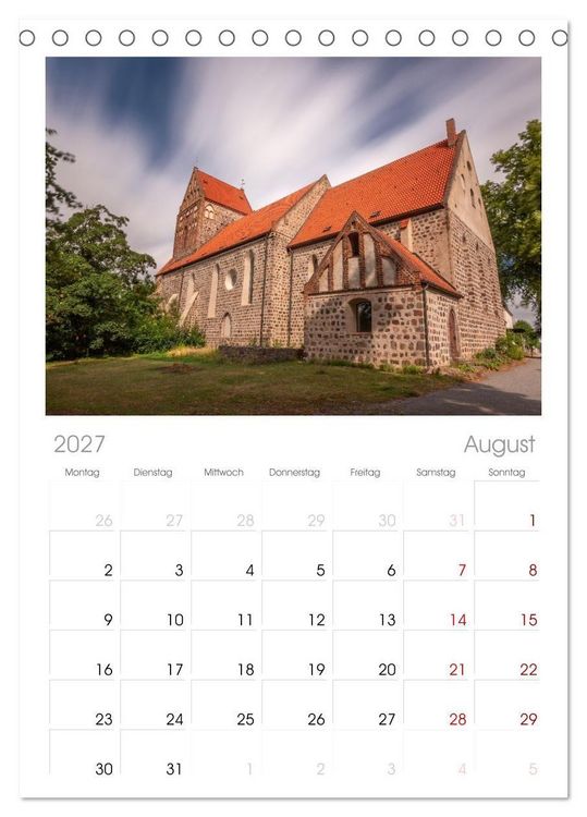 Produktbild: Tischplaner 2027 - Lychen - zwischen Wald und Seen (A5 Tischkalender zum Aufstellen) CALVENDO