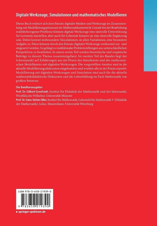 Digitale Werkzeuge, Simulationen und mathematisches Modellieren