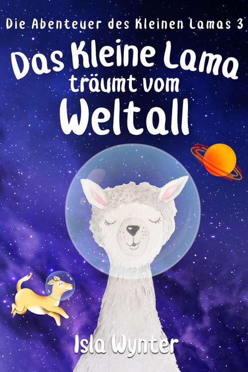 Das Kleine Lama Träumt vom Weltall