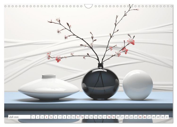 Produktbild: Zen (Wandkalender 2026 DIN A3 quer), CALVENDO Monatskalender