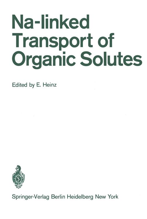 Produktbild: Na-linked Transport of Organic Solutes