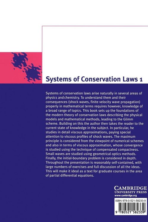 Produktbild: Systems of Conservation Laws 1