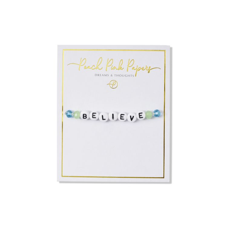 Produktbild: Armband BELIEVE Gr&uuml;n