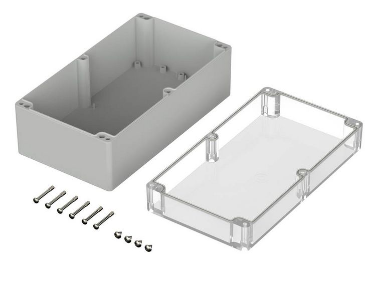Produktbild: Bopla EUROMAS M 255 G 02255100 Industrie-Geh&auml;use 360 x 200 x 150 Polycarbonat Lichtgrau (RAL 7035) 1 St.