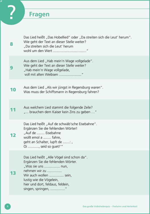 Produktbild: Frohsinn und Heiterkeit ...