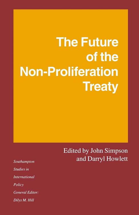 Produktbild: The Future of the Non-Proliferation Treaty