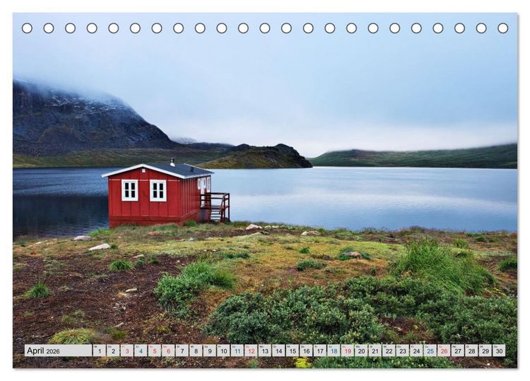 Produktbild: Bezauberndes, eisiges Gr&ouml;nland (Tischkalender 2026 DIN A5 quer), CALVENDO Monatskalender