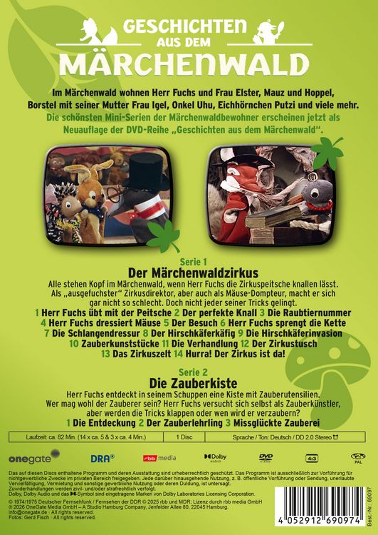 Produktbild: Geschichten aus dem M&auml;rchenwald: Der M&auml;rchenwaldzirkus / Die Zauberkiste