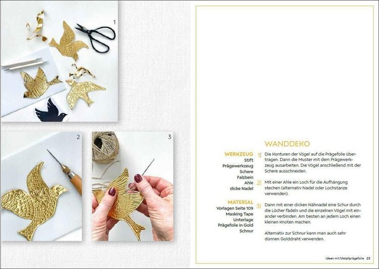 Produktbild: Glanzvolle Kunstwerke: Kreative Ideen mit Pr&auml;gefolie