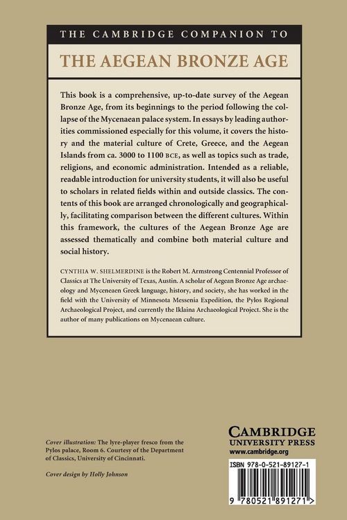 Produktbild: The Cambridge Companion to the Aegean Bronze Age