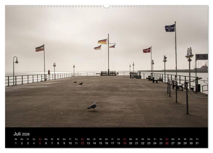 Produktbild: Helgoland - idyllische Nordseeinsel (hochwertiger Premium Wandkalender 2026 DIN A2 quer), Kunstdruck in Hochglanz