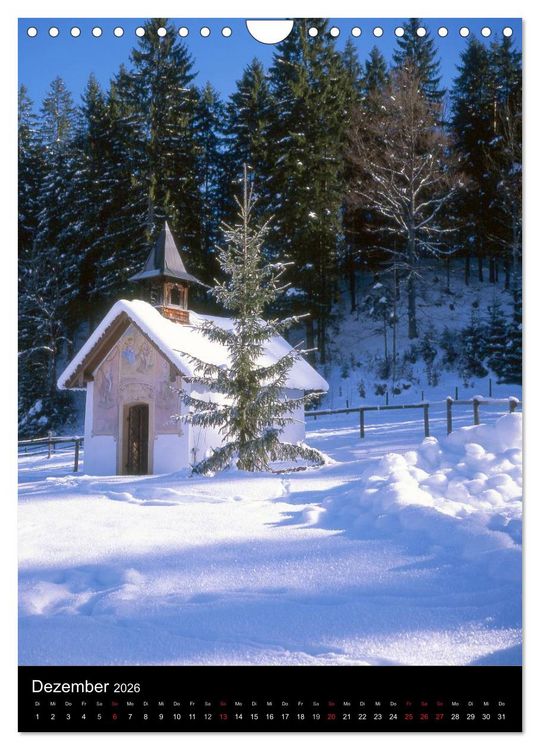 Produktbild: Idyllische Landschaften in Bayern (Wandkalender 2026 DIN A4 hoch), CALVENDO Monatskalender