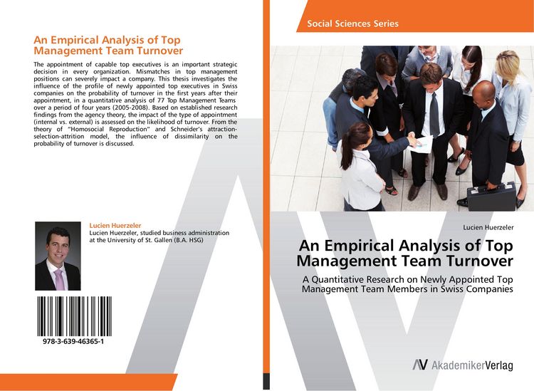 Produktbild: An Empirical Analysis of Top Management Team Turnover