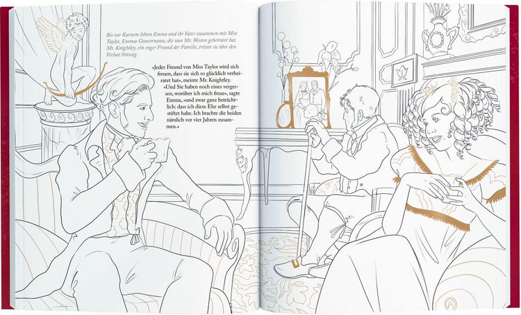 Produktbild: Emma - Das gro&szlig;e Jane Austen-Malbuch
