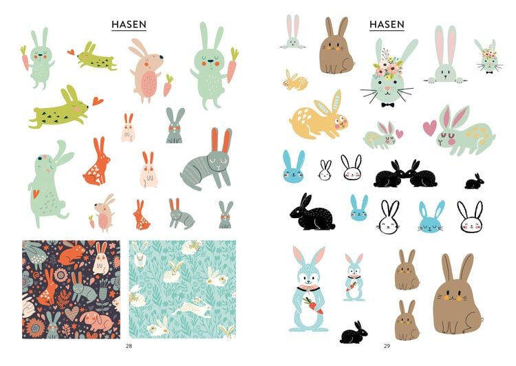 Produktbild: Bullet Journal - Stickerbuch Happy Easter: 750 frühlingshafte Schmuckelemente für die Osterzeit