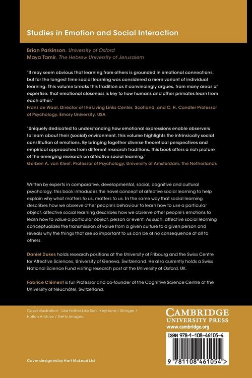 Produktbild: Foundations of Affective Social Learning