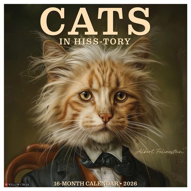 Produktbild: Cats in Hiss-Tory 2026 Wall Calendar