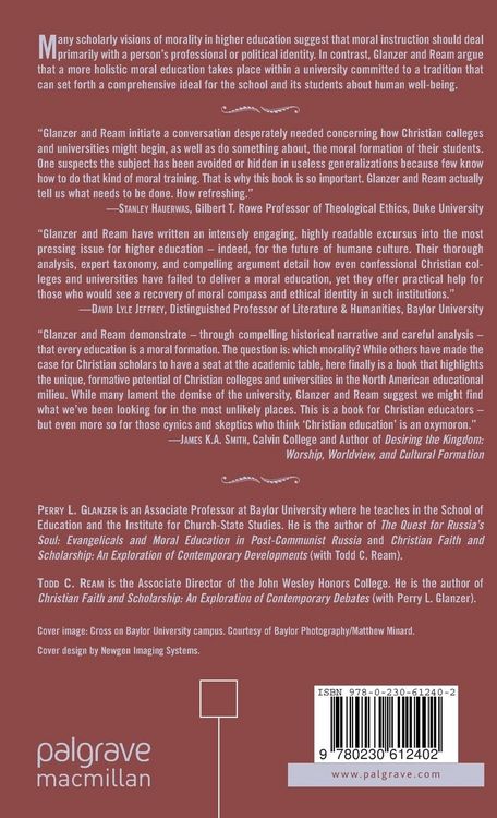 Produktbild: Christianity and Moral Identity in Higher Education