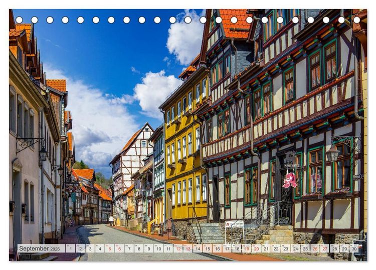 Produktbild: Harz der S&uuml;den und Westen (Tischkalender 2026 DIN A5 quer), CALVENDO Monatskalender