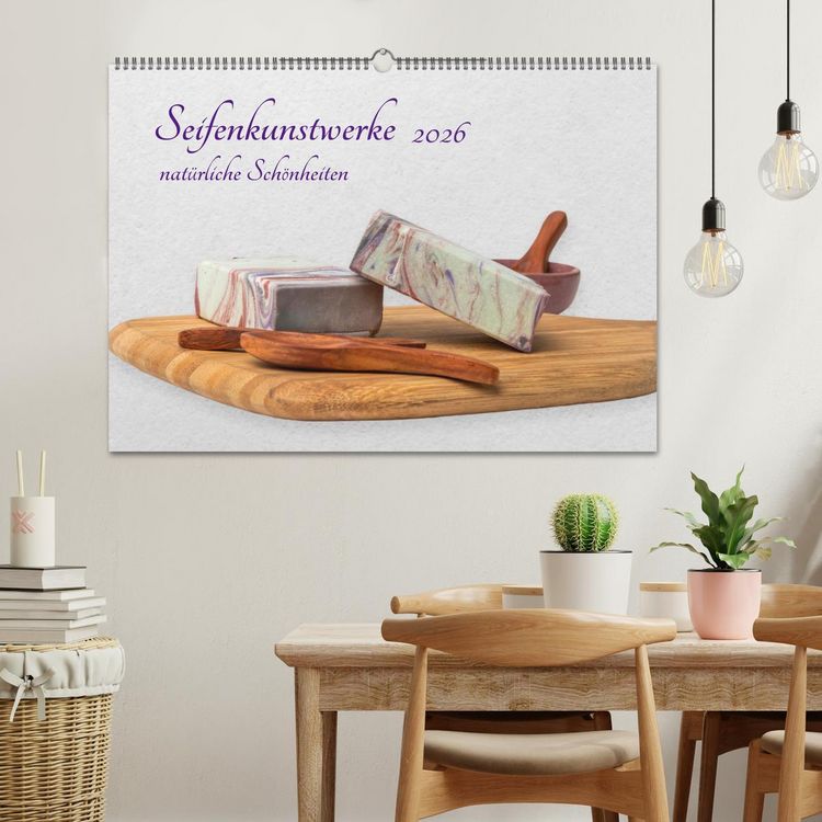 Produktbild: Seifenkunstwerke (Wandkalender 2026 DIN A2 quer), CALVENDO Monatskalender