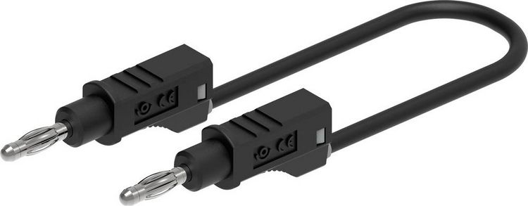Produktbild: Electro PJP 2111-CD1-25N Messleitung 25cm Schwarz 1St.