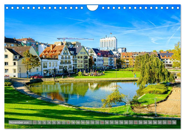 Produktbild: Ein Blick auf Paderborn (Wandkalender 2026 DIN A4 quer), CALVENDO Monatskalender