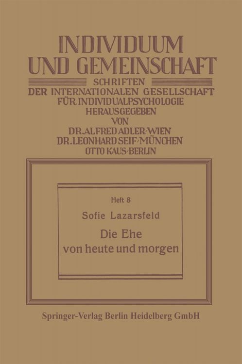 Produktbild: Die Ehe von heute und morgen