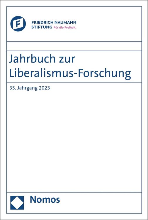 Produktbild: Jahrbuch zur Liberalismus-Forschung
