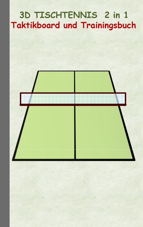 Produktbild: 3D Tischtennis 2 in 1 Taktikboard und Trainingsbuch
