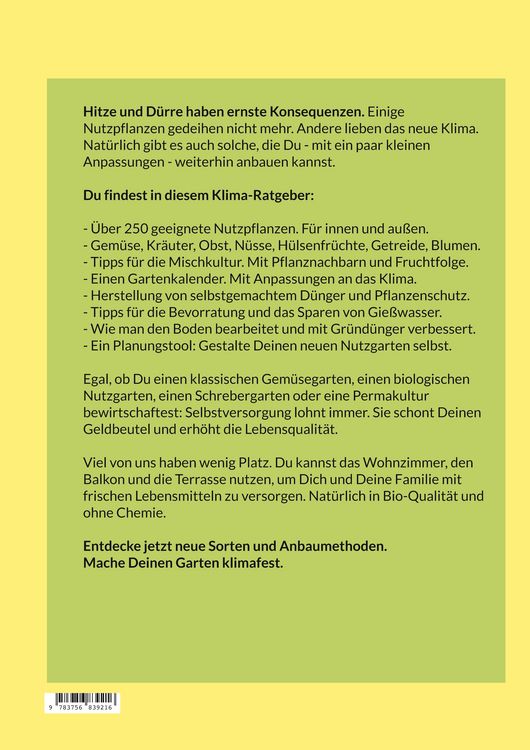 Produktbild: Nutzgarten im Klimawandel