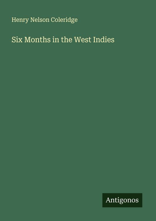 Produktbild: Six Months in the West Indies