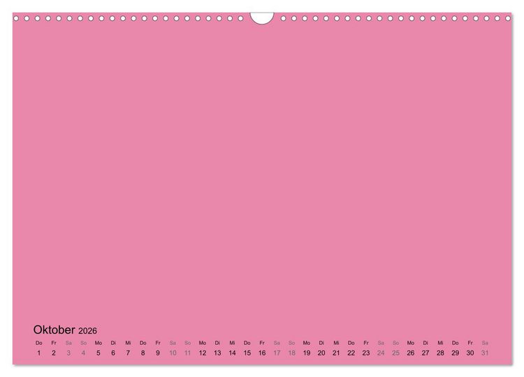 Produktbild: DIY Bastel-Kalender -Warme Pastell Farben- Zum Selbstgestalten (Wandkalender 2026 DIN A3 quer), CALVENDO Monatskalender